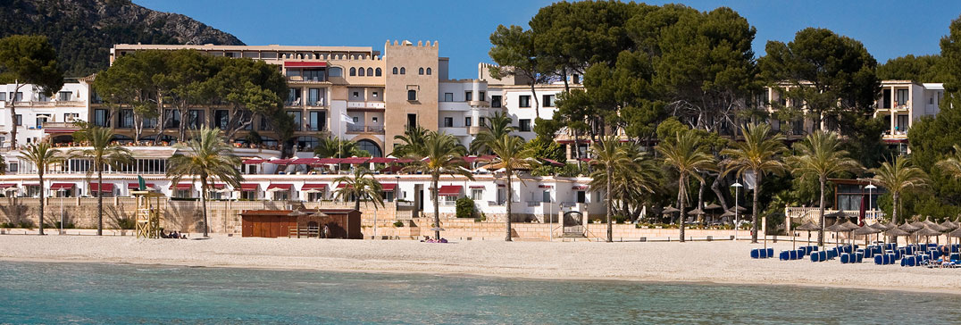 The beach-side Villamil Hotel, Mallorca