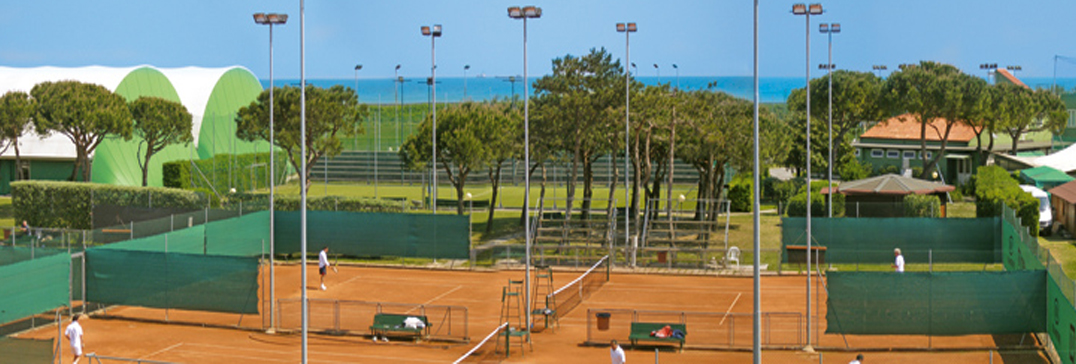 Tennis courts in Venice Lido