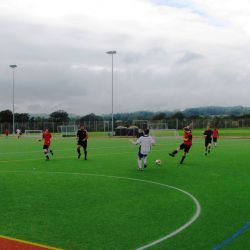Football on the astro turf pitch