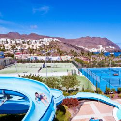 Tennis Courts at the Fuerteventura Hotel