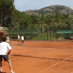 Fantastic clay tennis courts in Mallorca