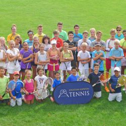 Players and Coaches at the Oxford Tennis Camp