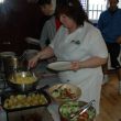 Food at London tennis camp