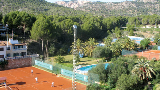 Intermediate Player Week courts in Mallorca