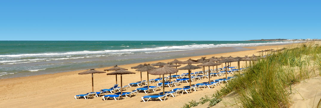 Sandy beach in Andalucia