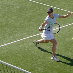 Tennis player at Luz Bay Hotel