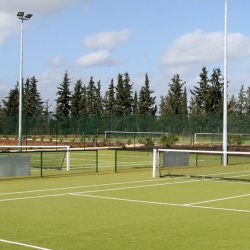 Astro turf tennis courts, Amendoeira, Algarve